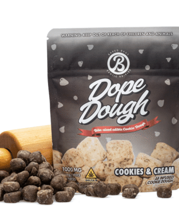 Baked Bags Delta 8 THC Dope Dough - Cookies & Cream (1000 mg Total Delta 8 THC)